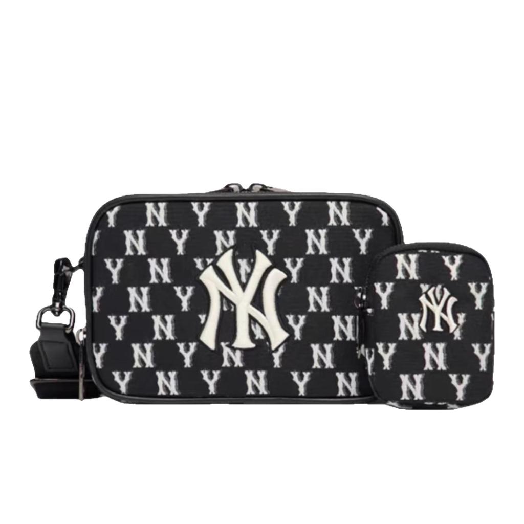 MLB Canvas Vintage Floral Print NY Crossbody Camera Bag