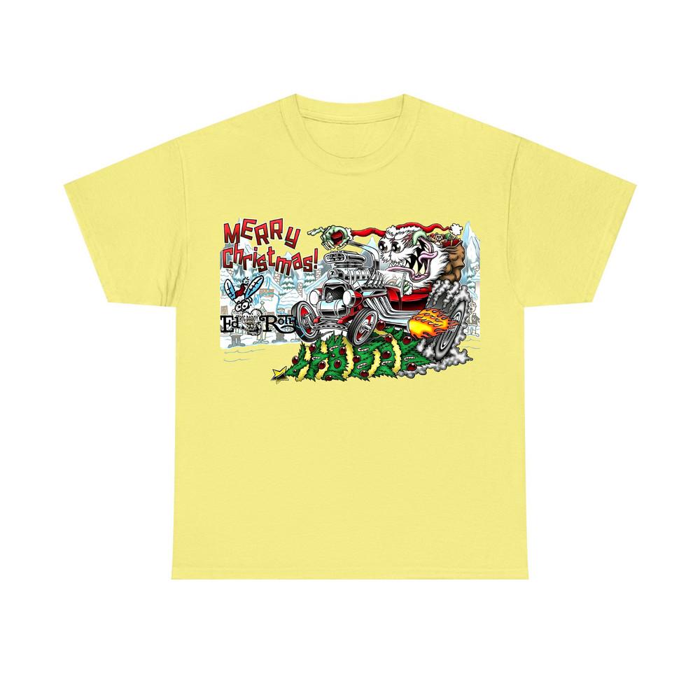 Ed Roth Rat Fink Xmas Tshirt Size S to 5XL UR195 Unisex T-Shirt