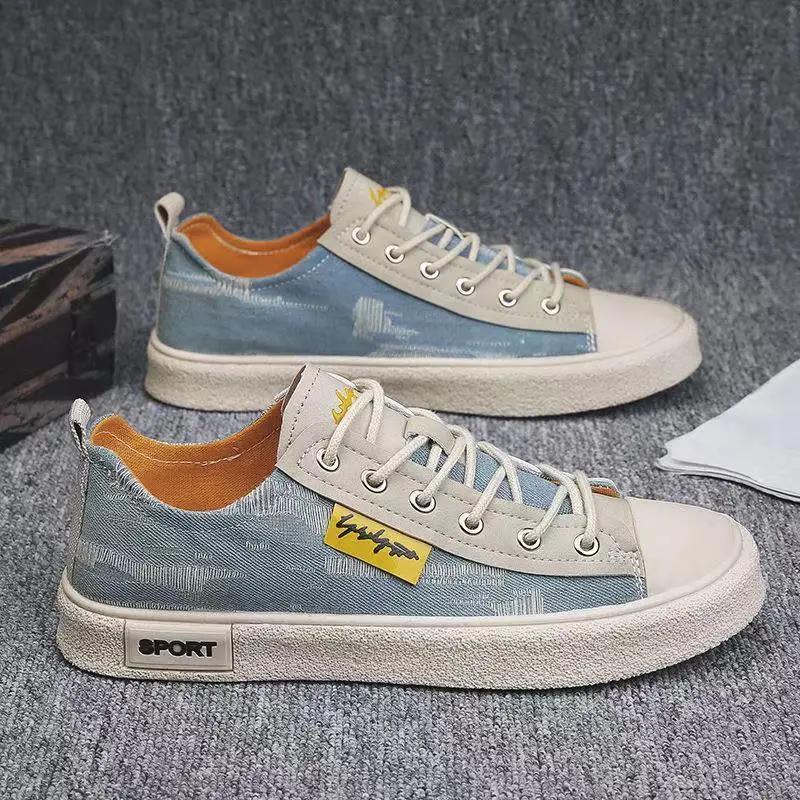 Модные массивные кроссовки 2024 из парусины, мужская обувь, классические оригинальные, по акции, без кожи, размер 45, тренд, новая мужская повседневная обувь