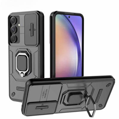 Для Coque Samsung A55 чехол противоударный бронированный слайдер объектив защитный держатель телефон чехол для Samsung Galaxy A15 A25 A35 A55 A 55 M15 M35 M55 5G
