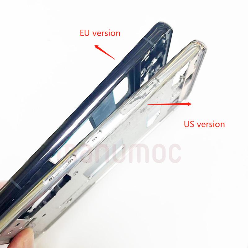 Средняя рамка bezel для Samsung Galaxy S22 Кронштейн Дисплей Ремонт LCD Восстановление Запасные части
