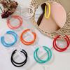 1 Pair Circle Acrylic Earrings Acrylic Popular Accessories Fashion Circular Earrings Women