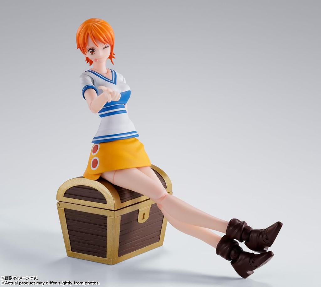 TAMASHII NATIONS ONE PIECE Нами размером около 140 мм окрашенная подвижная фигурка SHFiguarts -Dawn Adventure- ABS&PVC