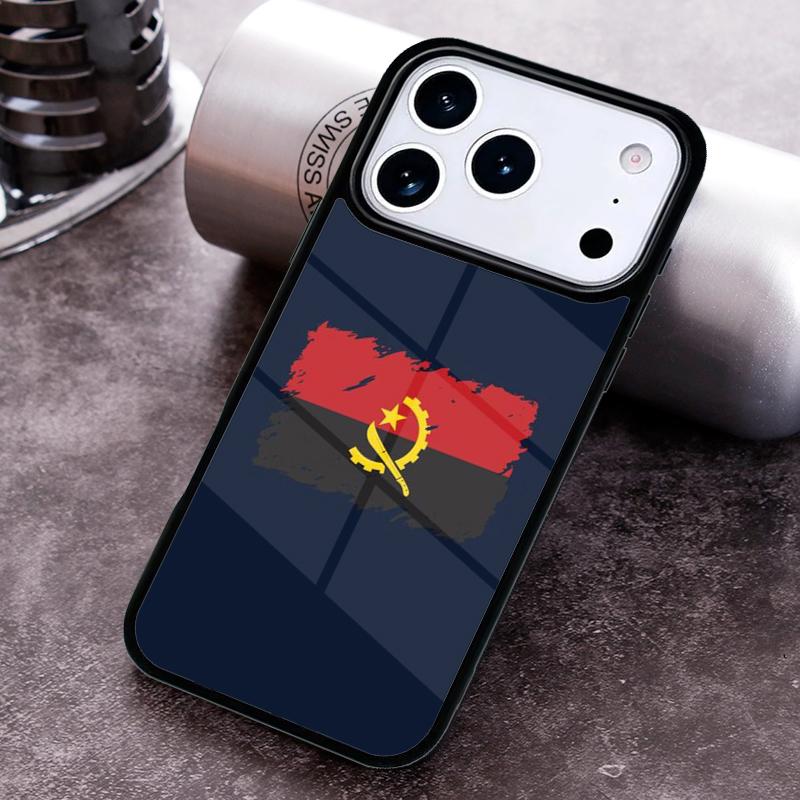 Angola flag Phone Case For iPhone 17 16 15 14 13 12 11 Pro Max Plus 17Air Soft Silicone Cover