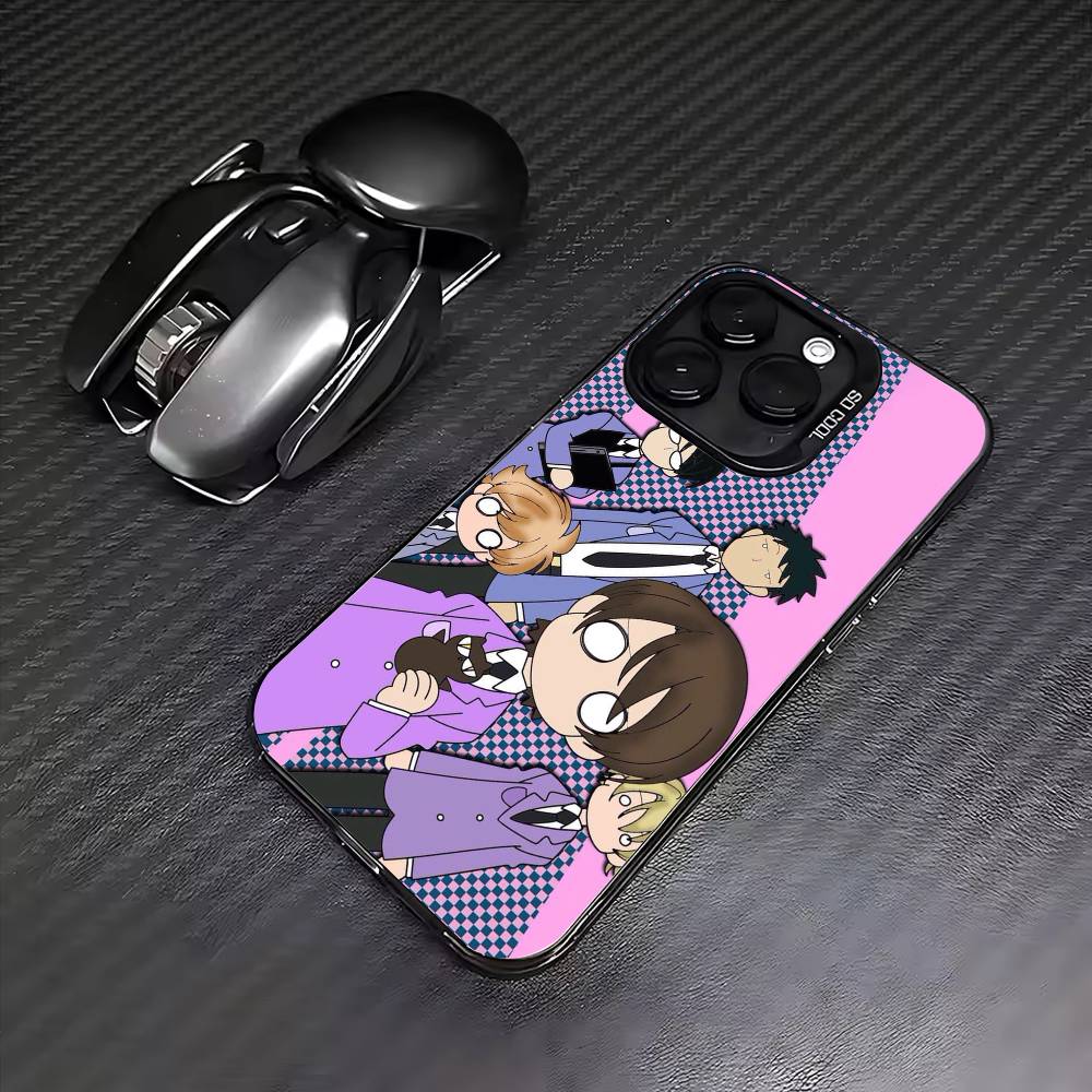 Чехол для телефона Ouran High School Anime Host Club для iPhone17,16,15,14,13,12,11 Plus,Pro Max Цветной Серебряная Пластина Внутренняя Крышка