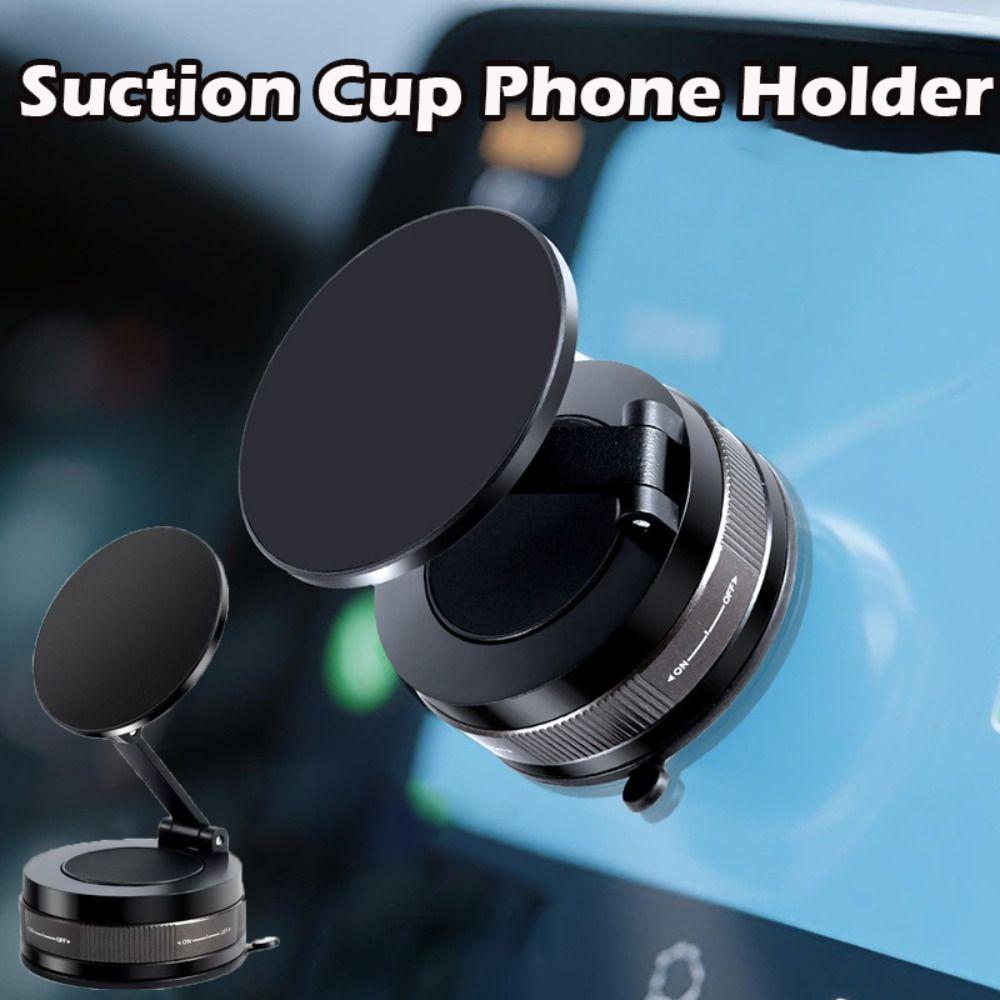 Вакуумное автомобильное крепление для телефона, вращающаяся подставка для телефона, высококачественный магнитный держатель для телефона, лобовое стекло