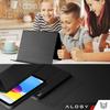 Защитный чехол с беспроводной клавиатурой Alogy Keyboard Case с местом для стилуса для Apple iPad 10.9 2022 Черный + Стекло