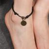 South Personality Black Rope Bracelet Fashion Foot Chain Foot Jewelry 12 Constellations Anklet