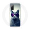 Case for Samsung Galaxy S20 FE Cat Glasses Style