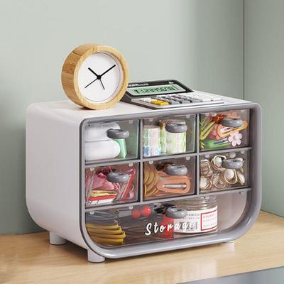 Большой вместительный ящик для хранения макияжа, пыленепроницаемый органайзер для косметики, для офисов