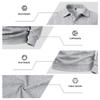Men S Long Sleeve Knitted Polo Sweater Casual Pullover Twist Jacquard Plus Size