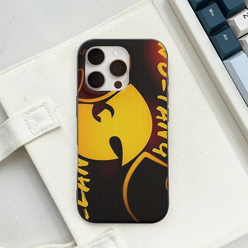 Модные тренды WU-T-TANG CLANs Для IPhone 17 16 15 14 13 12 11 Pro Max Plus Pro Гофрированный Ударопрочный Матовый Чехол для Телефона