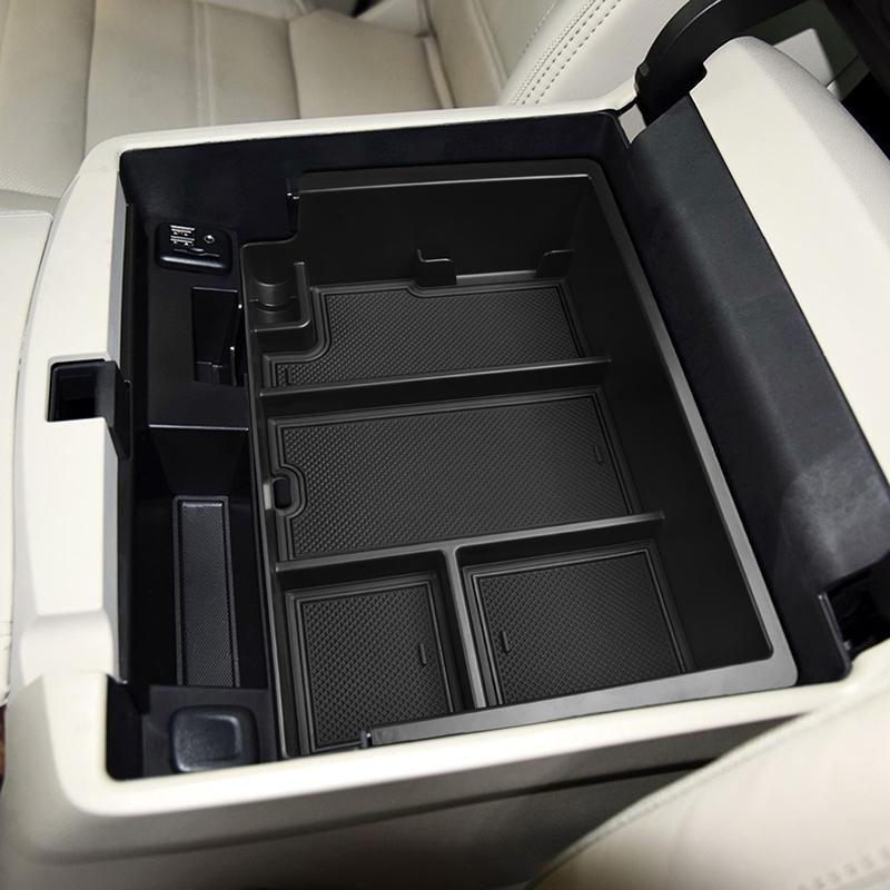 Органайзер-лоток на центральную консоль для Chevy Silverado/GMC Sierra 2014-2018 и Tahoe Suburban/Yukon 2015-2020 Коробка для хранения в подлокотнике