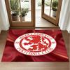 Middlesbrough Design Crystal Velvet Rug Soft Decorative Mat for Bedroom Entrance