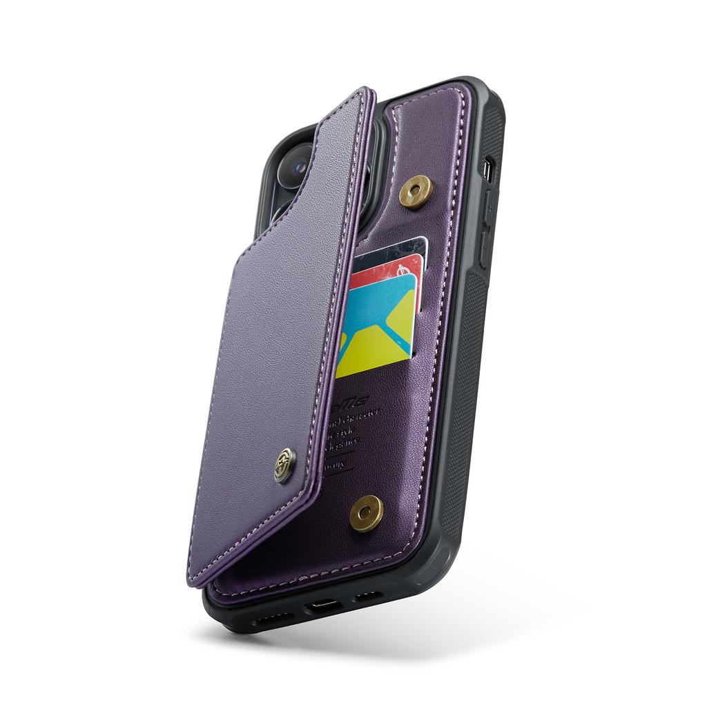 Для iPhone 7 8 Xs XR XS Max 11 12 13 14 15 16 серии Stand Card Wallet Интегрированный чехол для телефона из искусственной кожи премиум-класса