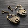 Vintage Padlock Old Style Lock Notebook Luggage Antique Bronze Plated Padlock
