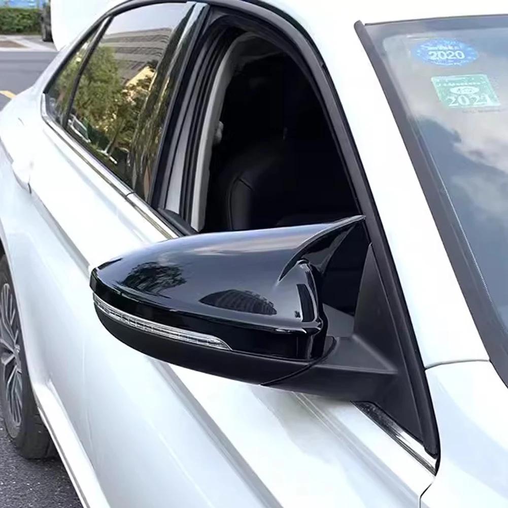 2 шт. чехлы на боковые зеркала дверей автомобиля, боковые крышки заднего вида для VW Volkswagen Golf 6 MK6 GTI GTD 2009-2013 ABS автомобильные аксессуары
