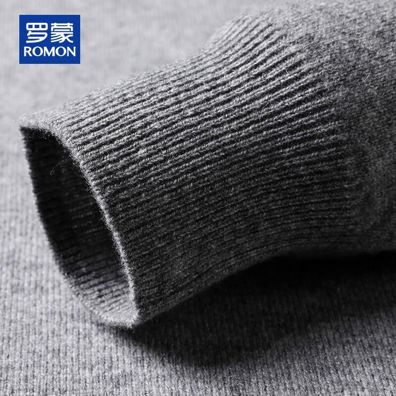 ROMON Мужской толстый пуловер с полуворотником из чистого кашемира