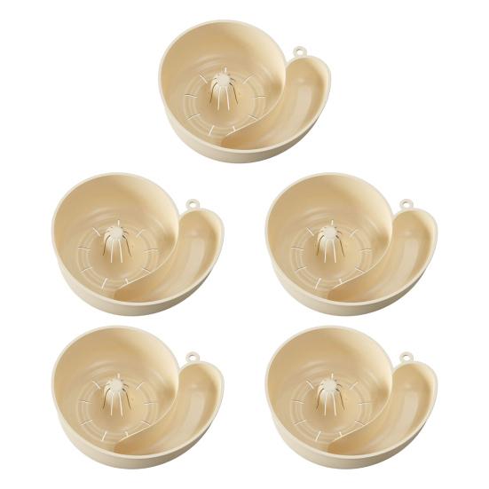 Дренажер в форме улитки Автоматическая мойка для фруктов Спиннер Миска и дуршлаг Многоцелевая корзина для мытья и слива овощей для кухни Ягода Вращающаяся мойка