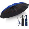 Складной зонт для мужчин, большой, 12-кратный, складной, большой, автоматический, сильный ветер, складной, ультрафиолетовый, солнечный и дождливый, для дождливой погоды, для тяжелого, для в комплекте
