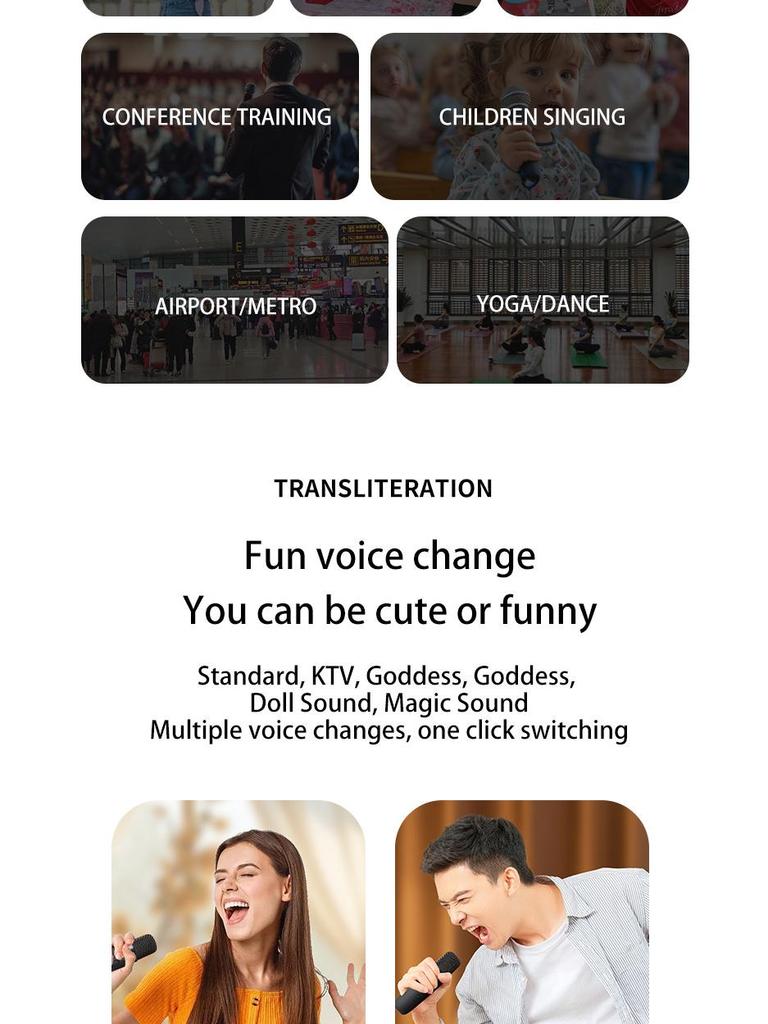 K12 Bluetooth 5.3 Portable Karaoke Speaker & Wireless Microphone for KTV and Family Singing Sessions