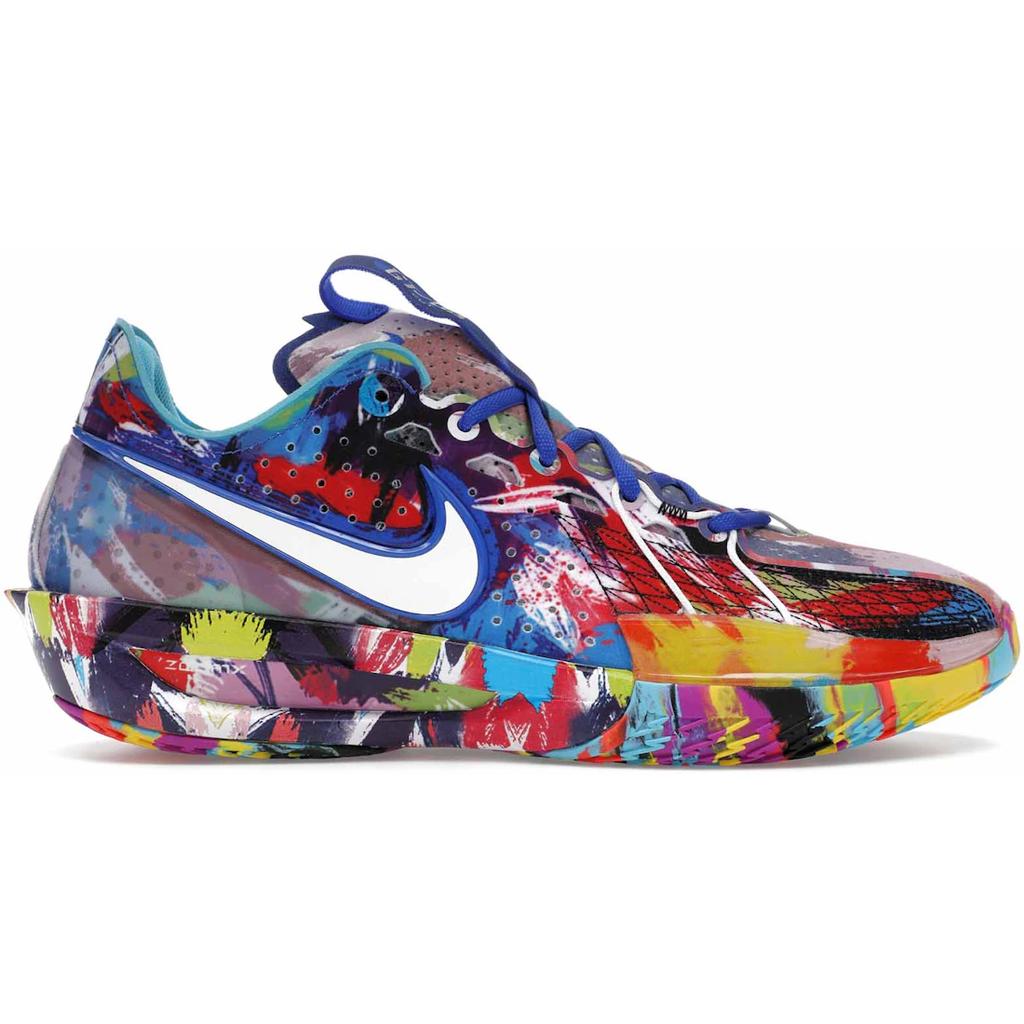 Jewel Lloyd X Nike G.T. Cut 3 Anti Slip Wear Resistant Low Top Basketball Shoes Unisex Blue Red