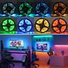 Современная светодиодная лента RGB с радужным цветом, управляемая с помощью мобильного приложения для гостиных, спален, баров, компьютерных залов, внутреннего освещения