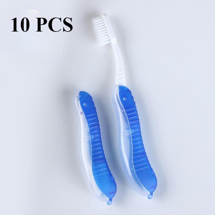 Disposable Toothbrush Travel Portable Foldable Soft Bristled Cross-border Toothbrush Foldable Toothbrush