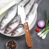 Stainless Steel Knife Head for Cutting Scallions Strips Ergonomic Handle Kitchen Tool for Convenient Cooking in Households