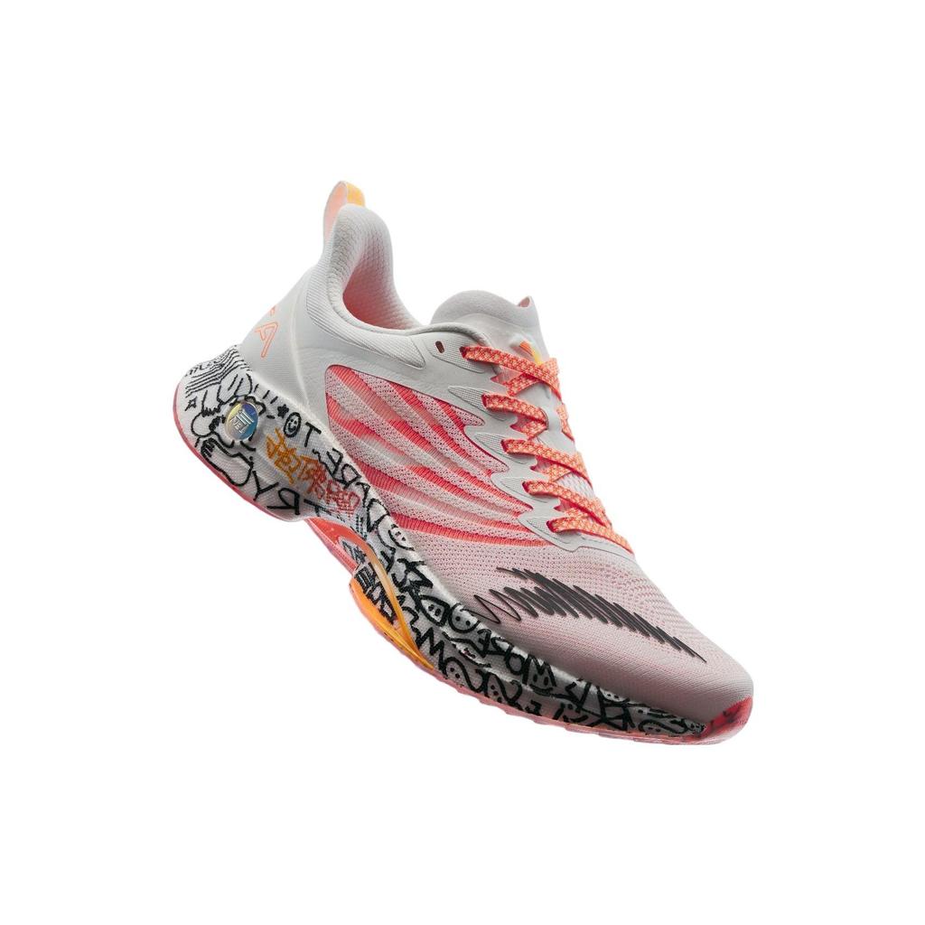 Anta Mach 3.0 Limited Edition Professional Racing Shock Absorbing Прочные низкие кроссовки для бега для мужчин белые розовые 112325583S-9