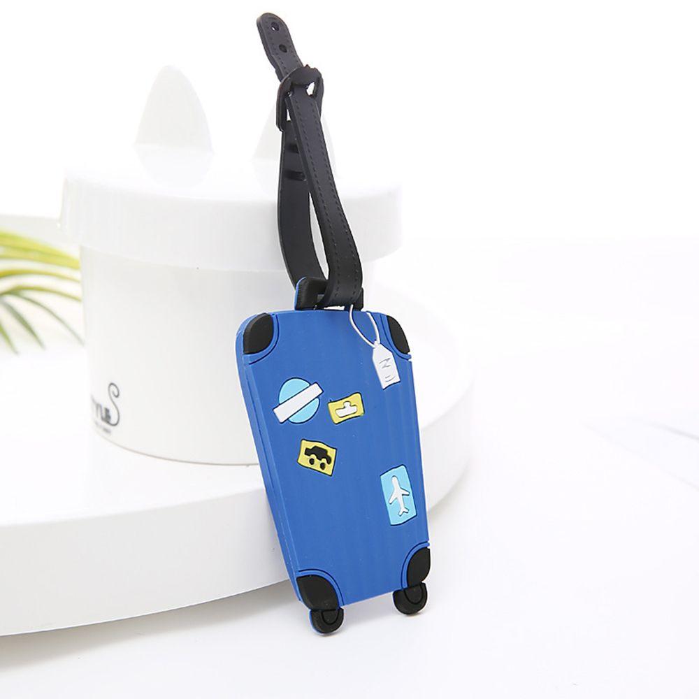 Сумка Школьная сумка Идентификаторы с ремешком Багаж Чемодан Силиконовая бирка для багажа Именные ID-бирки