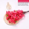 1/3/5pcs Artificial Peach Blossom Branch Spring Plum Cherry Blossom Silk Flower Tree Decoration Home Wedding DIY Decoration