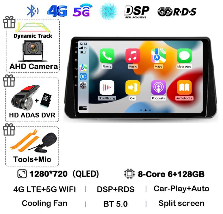 Android 14 Carplay Auto Car Radio For Nissan Kicks P15 2017-2021 Multimedia Video Player Navigation GPS Stereo Head Unit 2din 4G