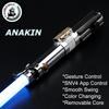Anakin Lightsaber Proffie 2.2 Soundboard Smooth Swing Metal Handle With LED Strip Blade SD Card Skywalker Replica Cosplay Toys