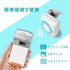 iDiskk Thermal Printer Mini Smartphone Compatible Portable Printer Mobile Thermal Printer Label Writer Memo Printer Compact Printer Photo Printer