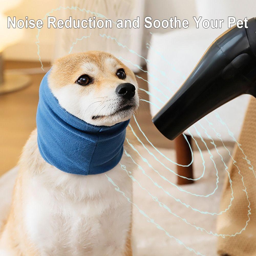 Small Medium Large Dogs Collar Dog Calming Earmuffs Warm Ear Muff Puppy Scarf Noise-proof Breathable Cat Neckerchief