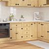 SKI Cabinet Honey Brown 40 x 46 x 81 cm Solid Pine Wood