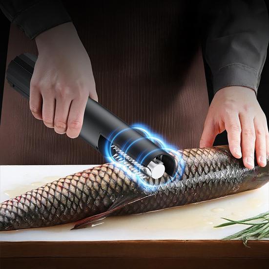 Электрическая чистка рыбы Кокосовая терка Ручная вращающаяся кухонная терка с лезвиями из нержавеющей стали Многофункциональный эффективный скребок Очиститель Терка