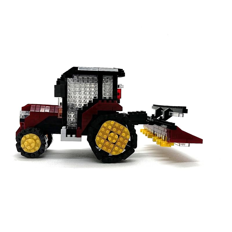 Трактор YANMAR серии YT3 Nanoblock, 800 деталей, Рабочая техника, Возраст 12+, Дизайн интерьера, Хобби