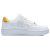 Disney X Li Ning Classic Non-Slip Lightweight Low-Top Sneakers Women Sneakers White Yellow AGCS146-2