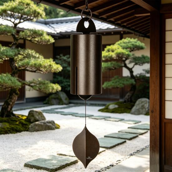 Wind Chime for Outside Large Deep Tone Wind Bell Handcrafted Vintage Metal Windchime for Patio Terrace Outdoor Indoor Home Decoration