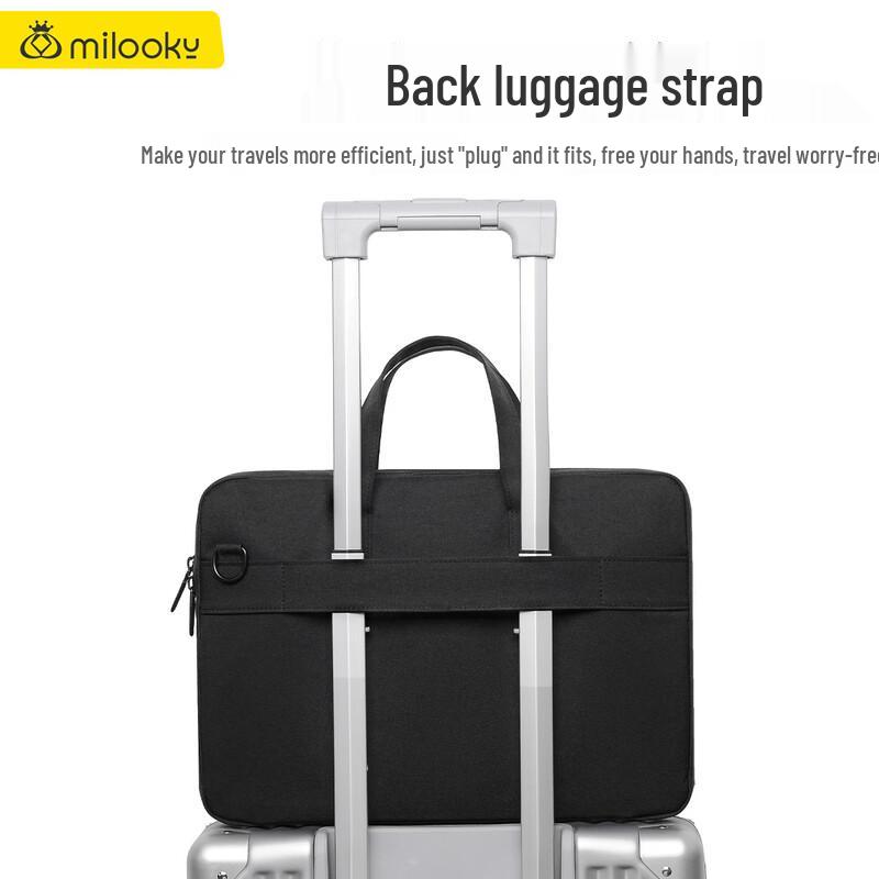 Деловая дорожная сумка-портфель для ноутбука Milooky 16 дюймов
