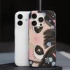 Чехол для телефона с большими глазами, девушка из комиксов, для IPhone 17 16 15 14 13 12 11 Pro Max Plus, гофрированный бампер, задняя крышка