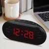 1 Set Electronic Alarm Clock Radio Snooze Function LED Digital Display Clock for Home Bedroom Office