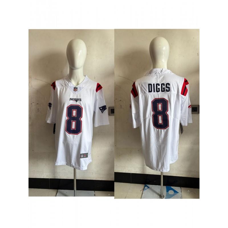 2026 NFL New England Patriots Short Sleeve Jersey Embroidered Football Shirt