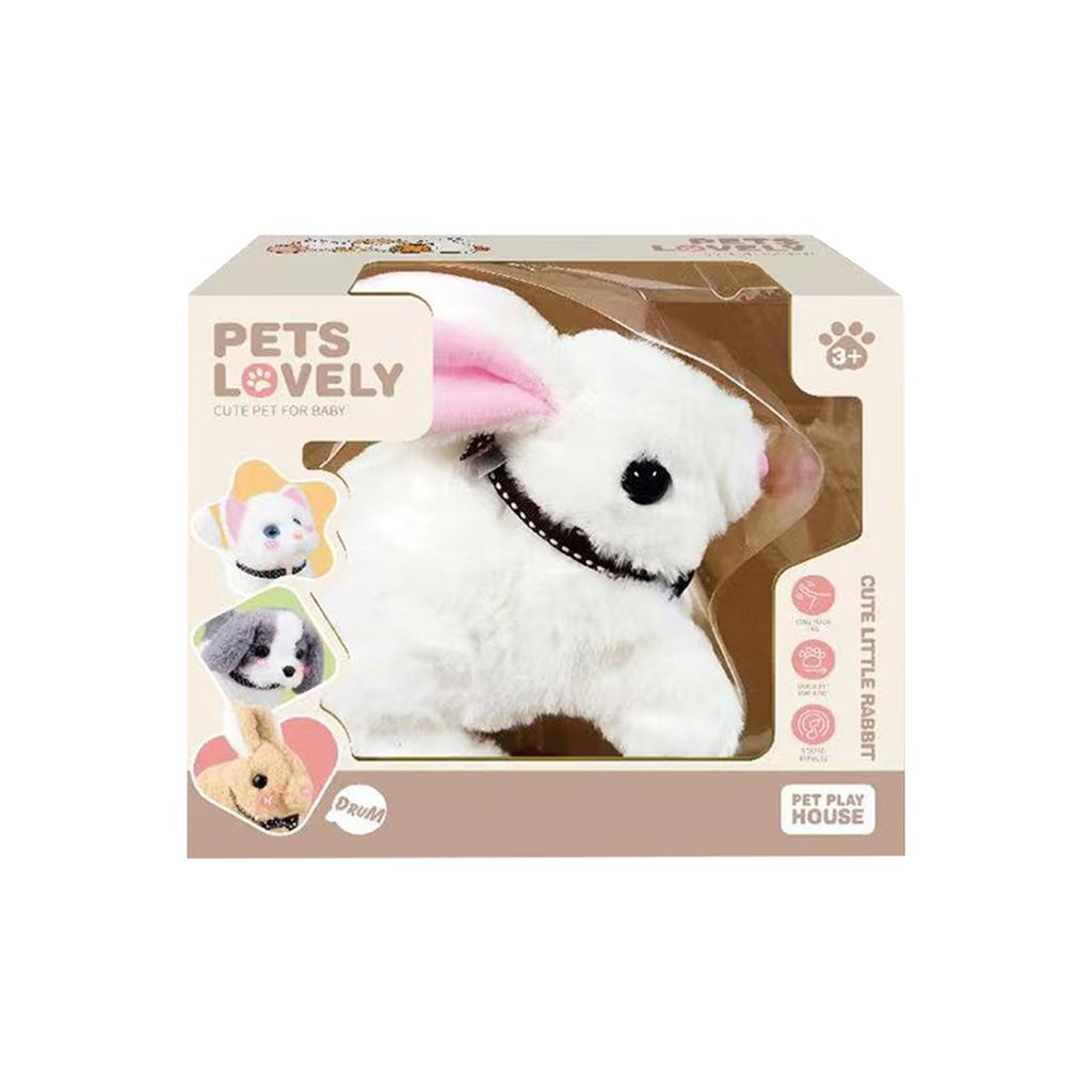 Робот-кролик Мой реалистичный робот-кролик Робот-кролик, как настоящий кролик Игрушечный кролик, ходит как настоящий кролик