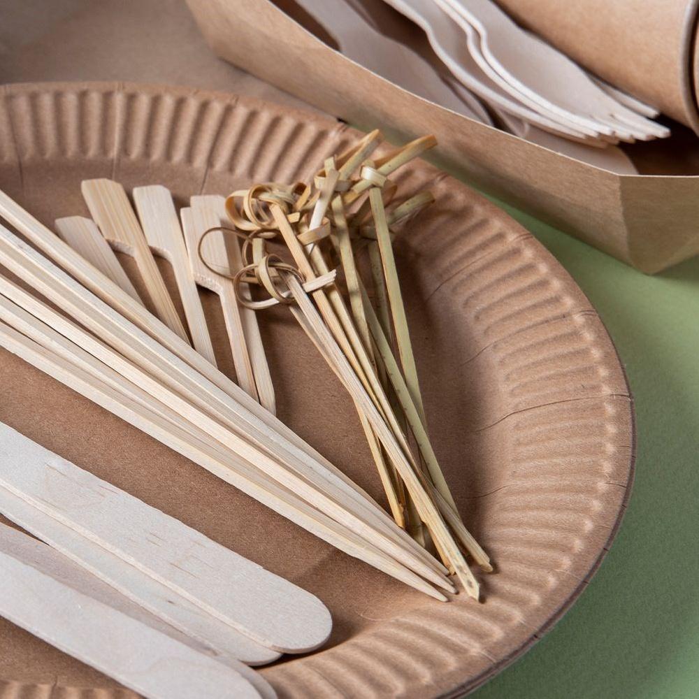 Bamboo snack toothpicks 9 cm 50 pcs.
