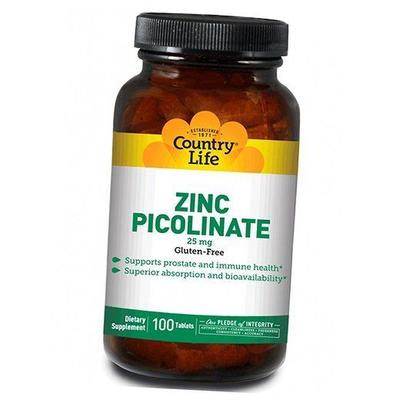 Цинк Пиколинат, Zinc Picolinate, 100таб (36124063)