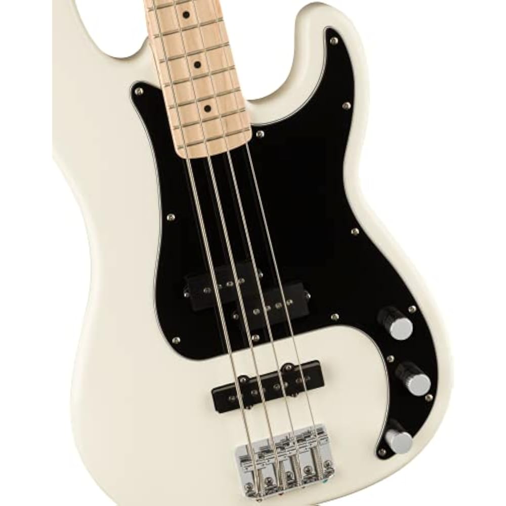 Squier от Fender Электробас серия Affinity™ Precision Bass® PJ, Кленовый гриф, Черная пик...