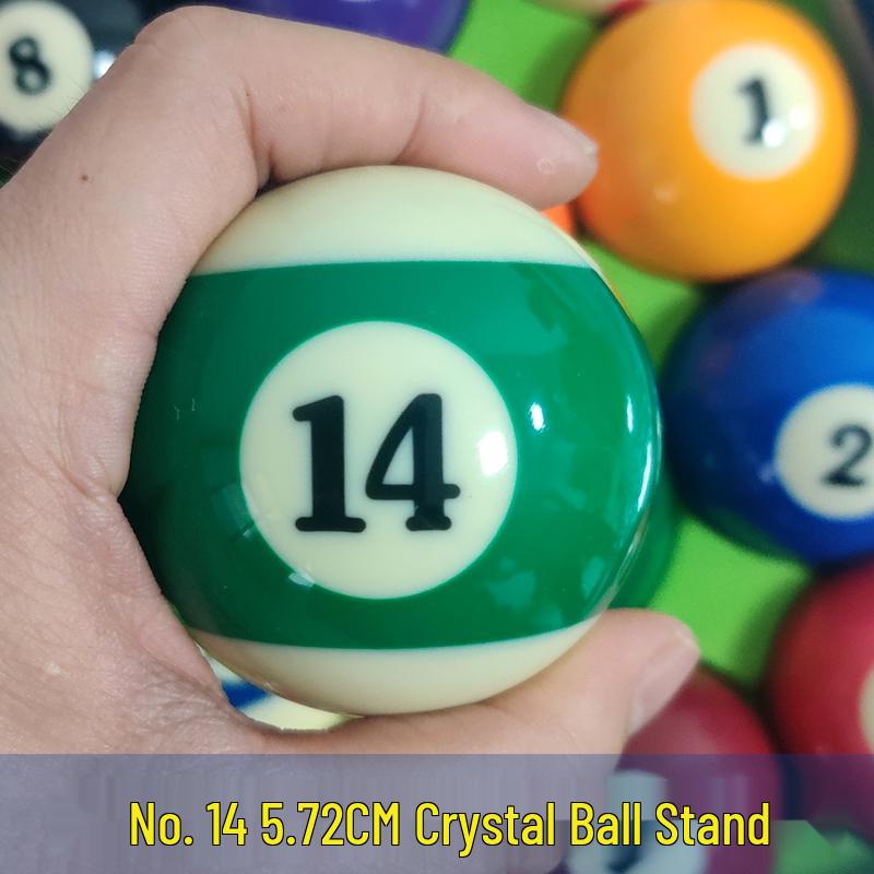Standard American Billiard 16-Ball Set: Black 8 & 9-Ball with Large Numbers